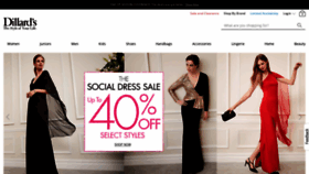 What Dillards.com website looked like in 2020 (4 years ago)