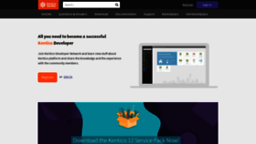 What Devnet.kentico.com website looked like in 2020 (4 years ago)