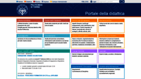 What Didattica.polito.it website looked like in 2020 (4 years ago)