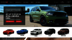 What Dodge.com website looked like in 2020 (4 years ago)