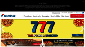 What Dominospizza.es website looked like in 2020 (4 years ago)