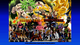 What Dragonball-multiverse.com website looked like in 2020 (4 years ago)