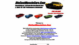 What Diecastmusclecars.com website looked like in 2020 (4 years ago)