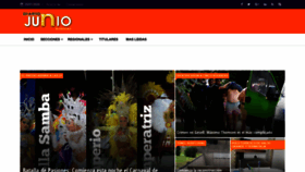 What Diariojunio.com.ar website looked like in 2020 (4 years ago)