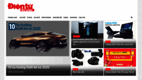 What Dientutieudung.vn website looked like in 2020 (4 years ago)