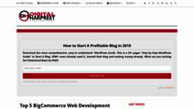 What Digitalharpreet.com website looked like in 2020 (4 years ago)