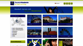What Deutschakademie.de website looked like in 2020 (4 years ago)