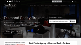 What Diamondrealtybrokers.com website looked like in 2020 (4 years ago)