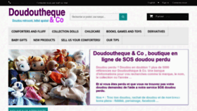 What Doudoutheque-co.com website looked like in 2020 (4 years ago)