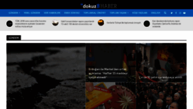 What Dokuz8haber.net website looked like in 2020 (4 years ago)