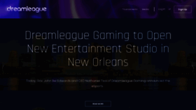 What Dreamleague.co website looked like in 2020 (4 years ago)