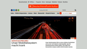 What Deutschlandfunkkultur.de website looked like in 2020 (4 years ago)