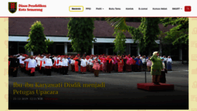 What Disdik.semarangkota.go.id website looked like in 2020 (4 years ago)