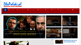 What Dlapolski.pl website looked like in 2020 (5 years ago)