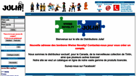 What Distributionsjulia.com website looked like in 2020 (4 years ago)