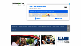 What Drivingtesttips.biz website looked like in 2020 (4 years ago)