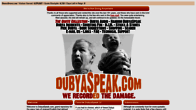 What Dubyaspeak.com website looked like in 2020 (4 years ago)