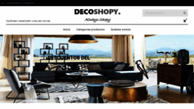 What Decoshopy.com website looked like in 2020 (4 years ago)