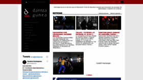 What Dantzagunea.gipuzkoakultura.net website looked like in 2020 (6 years ago)