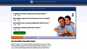 What Disability-benefits-help.org website looked like in 2020 (4 years ago)