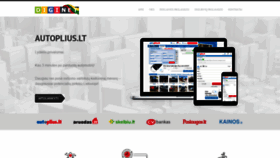 What Diginet.lt website looked like in 2020 (4 years ago)