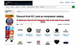 What Discountautoac-compressorparts.com website looked like in 2020 (4 years ago)