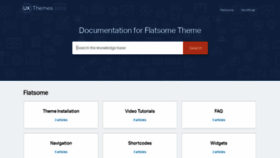 What Docs.uxthemes.com website looked like in 2020 (5 years ago)