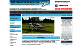 What Dbsportandscale.com website looked like in 2020 (4 years ago)