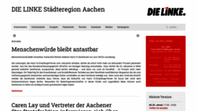 What Dielinke-aachen.de website looked like in 2020 (4 years ago)