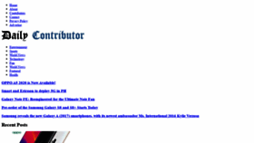 What Dailycontributor.com website looked like in 2020 (4 years ago)