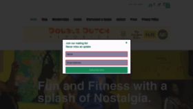 What Doubledutchaerobics.com website looked like in 2020 (4 years ago)