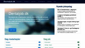 What Dentaljob.dk website looked like in 2020 (4 years ago)