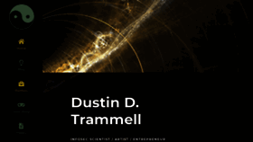 What Dustintrammell.com website looked like in 2020 (4 years ago)