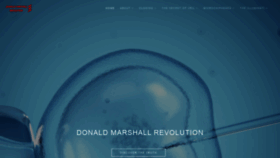 What Donaldmarshallrevolution.com website looked like in 2020 (4 years ago)