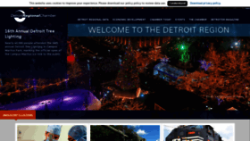 What Detroitchamber.com website looked like in 2020 (4 years ago)