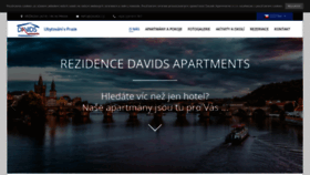 What Davids.cz website looked like in 2020 (4 years ago)