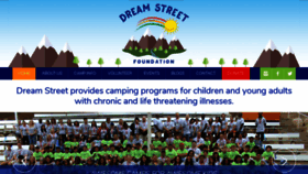 What Dreamstreetfoundation.org website looked like in 2020 (4 years ago)
