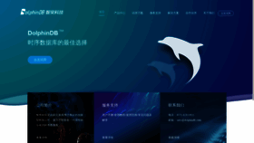 What Dolphindb.cn website looked like in 2020 (4 years ago)