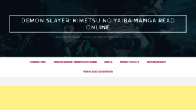 What Demonslayer-manga.net website looked like in 2020 (4 years ago)