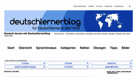 What Deutschlernerblog.de website looked like in 2020 (4 years ago)