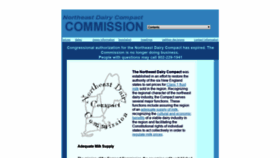 What Dairycompact.org website looked like in 2020 (4 years ago)
