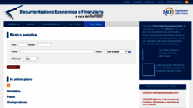 What Def.finanze.it website looked like in 2020 (4 years ago)