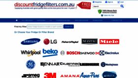 What Discountfridgefilters.com.au website looked like in 2020 (4 years ago)