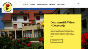 What Domstarejsihvidem.si website looked like in 2020 (4 years ago)