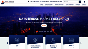 What Databridgemarketresearch.com website looked like in 2020 (4 years ago)
