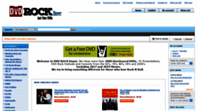 What Dvdrockdepot.com website looked like in 2020 (4 years ago)