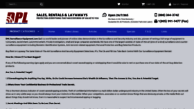 What Dpl-surveillance-equipment.com website looked like in 2020 (4 years ago)