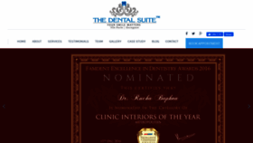 What Dentalsuite.in website looked like in 2020 (4 years ago)