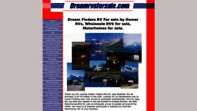 What Dreamrvsforsale.com website looked like in 2020 (4 years ago)