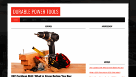 What Durablepowertools.com website looked like in 2020 (4 years ago)